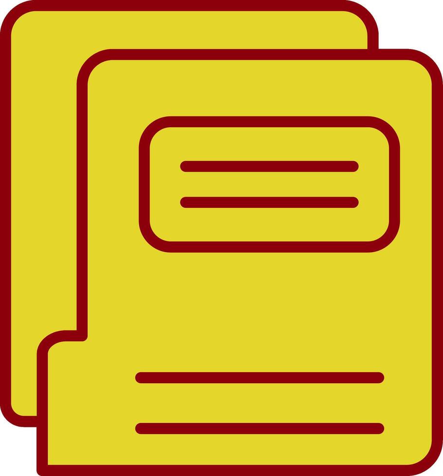 Folder Vintage Icon Design vector