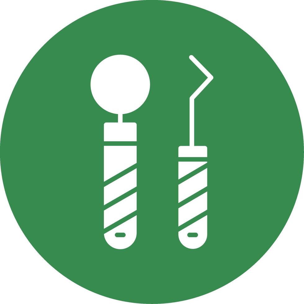 Dentist Tools Multi Color Circle Icon vector
