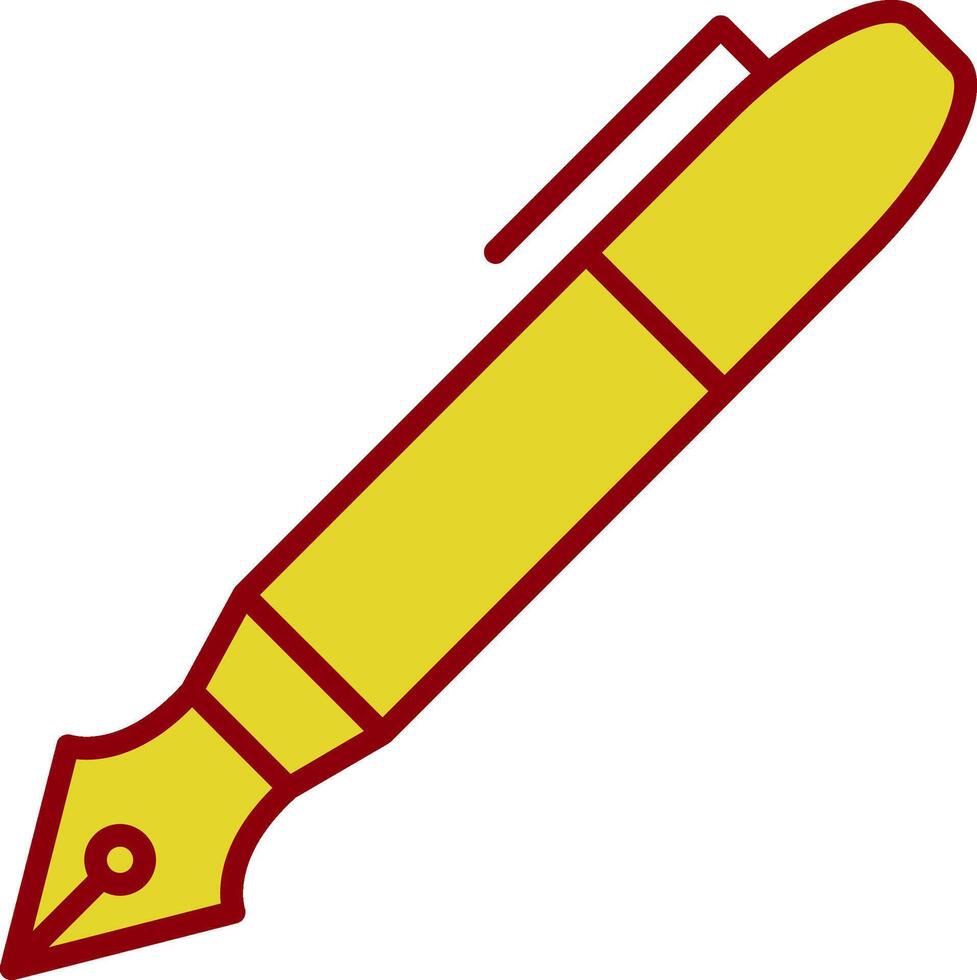 Pen Vintage Icon Design vector