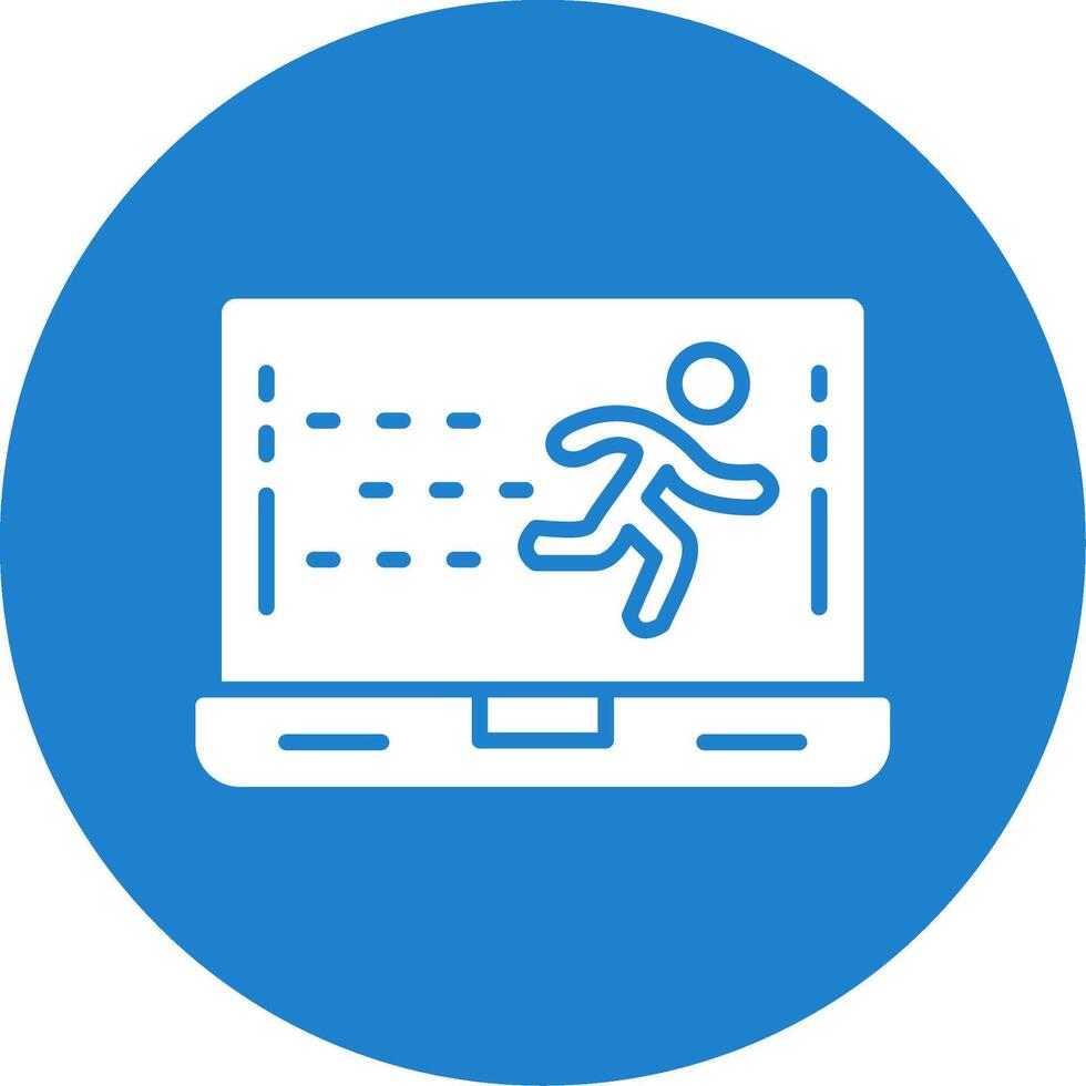 Sprint Multi Color Circle Icon vector