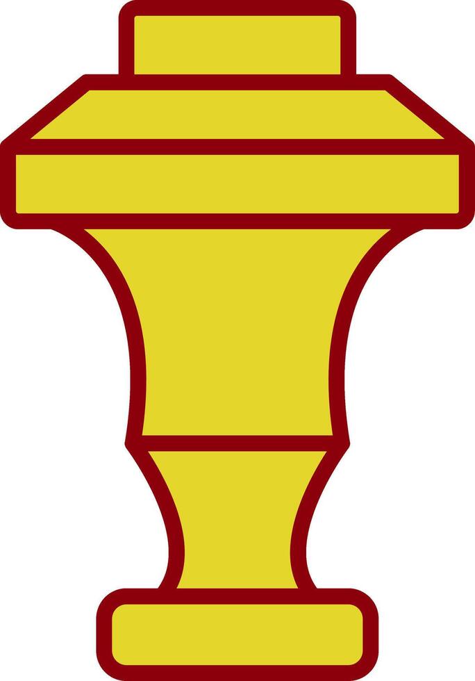 Curtain Top Vintage Icon Design vector