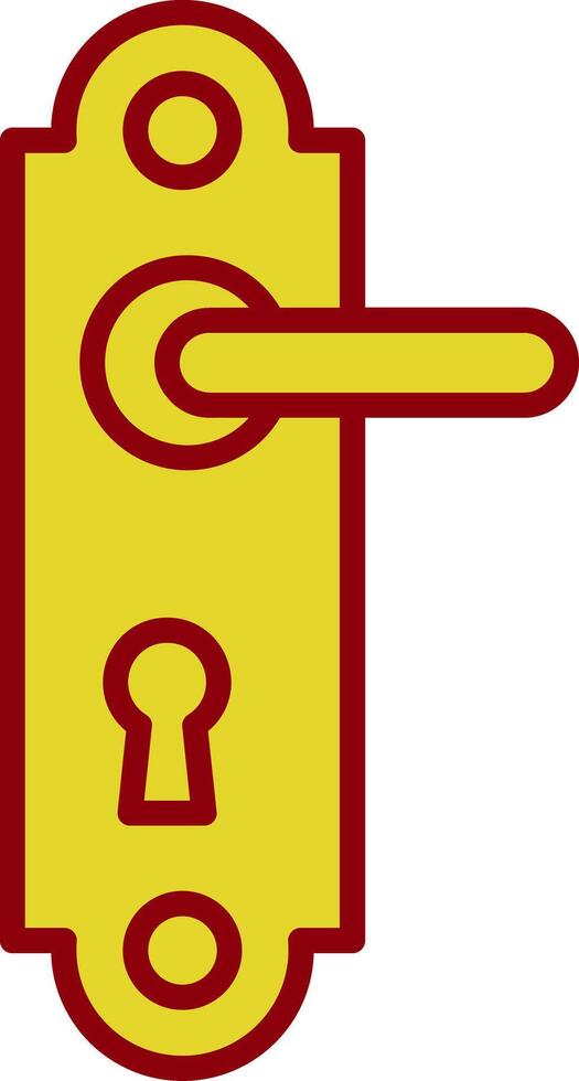 puerta encargarse de Clásico icono diseño vector