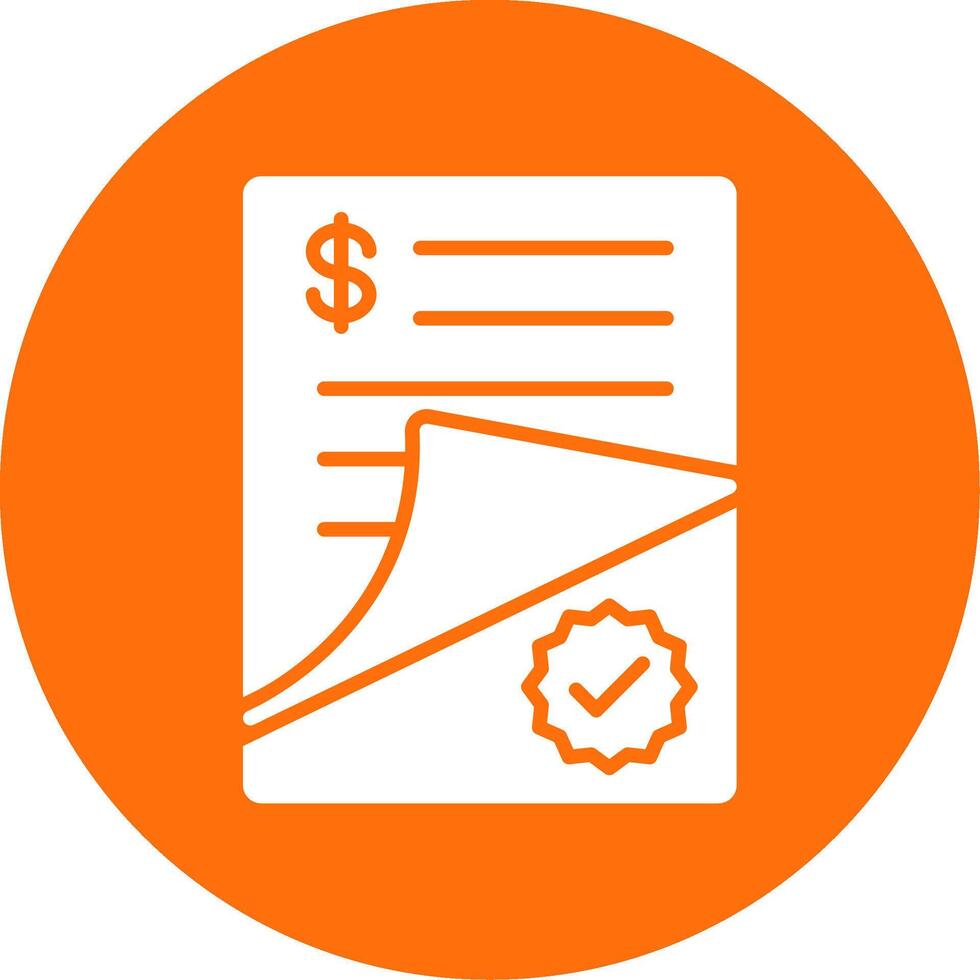 Approve Multi Color Circle Icon vector
