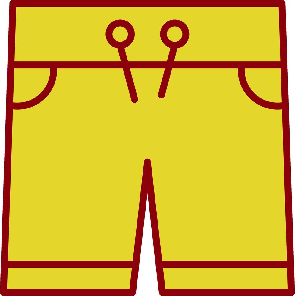 pantalones cortos Clásico icono diseño vector