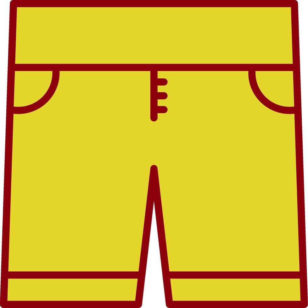 pantalones cortos Clásico icono diseño vector