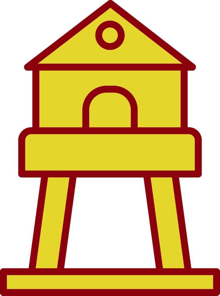 Tower Vintage Icon Design vector