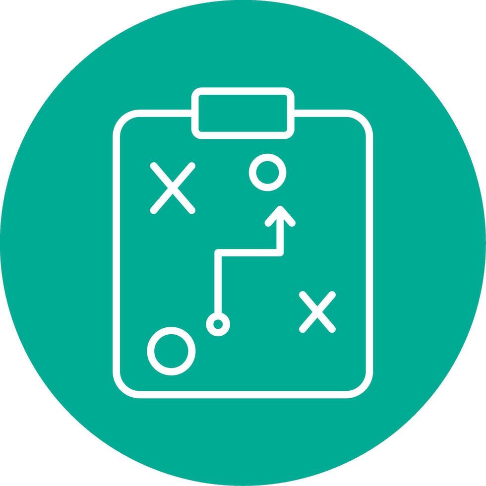 Planning Multi Color Circle Icon vector