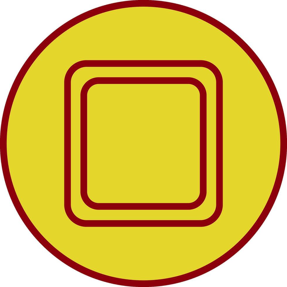Stop Button Vintage Icon Design vector
