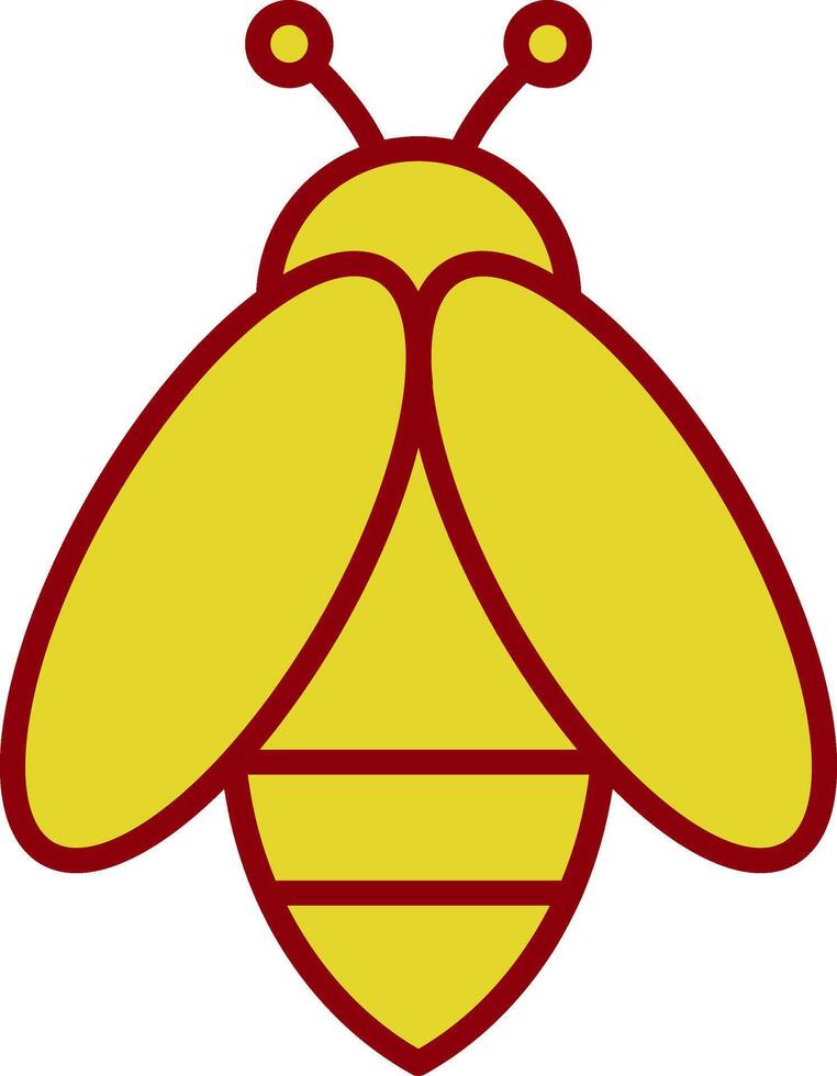 Bee Vintage Icon Design vector