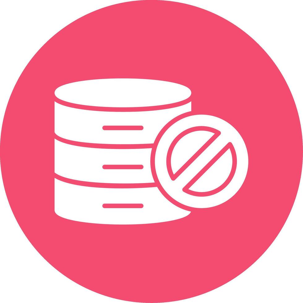 Prohibited Multi Color Circle Icon vector