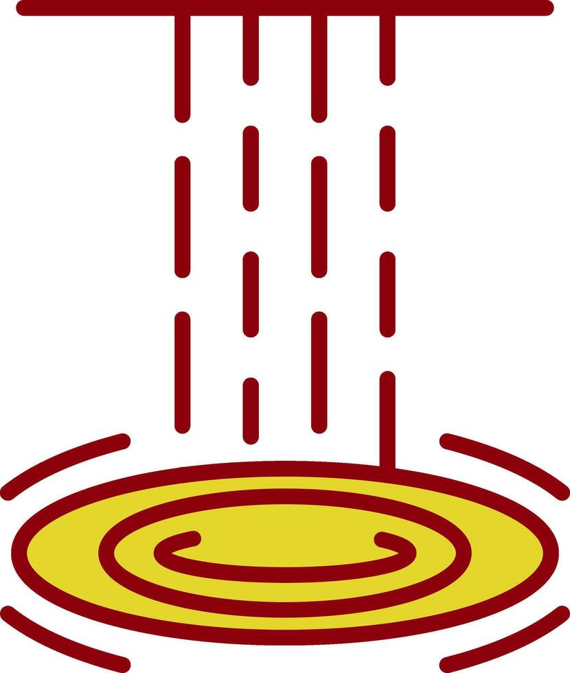 Waterfall Vintage Icon Design vector
