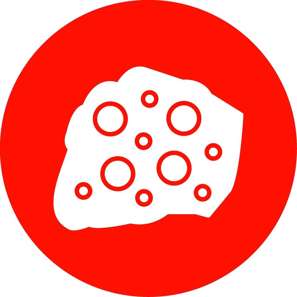 Rock Multi Color Circle Icon vector
