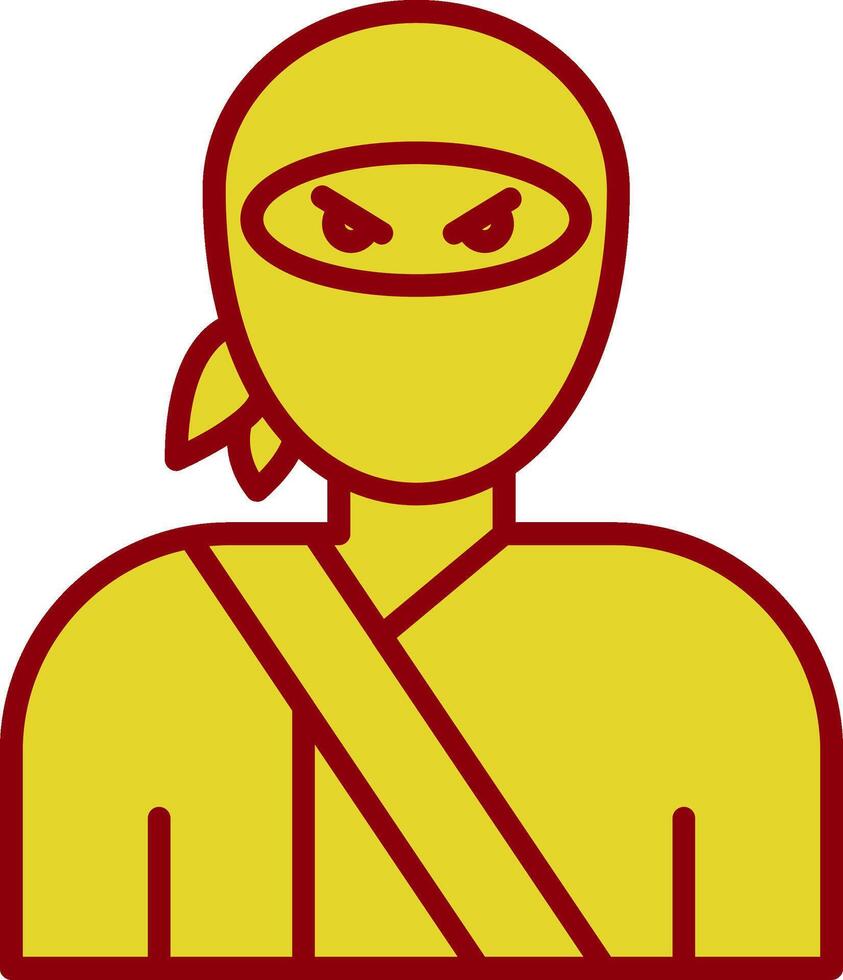 ninja Clásico icono diseño vector