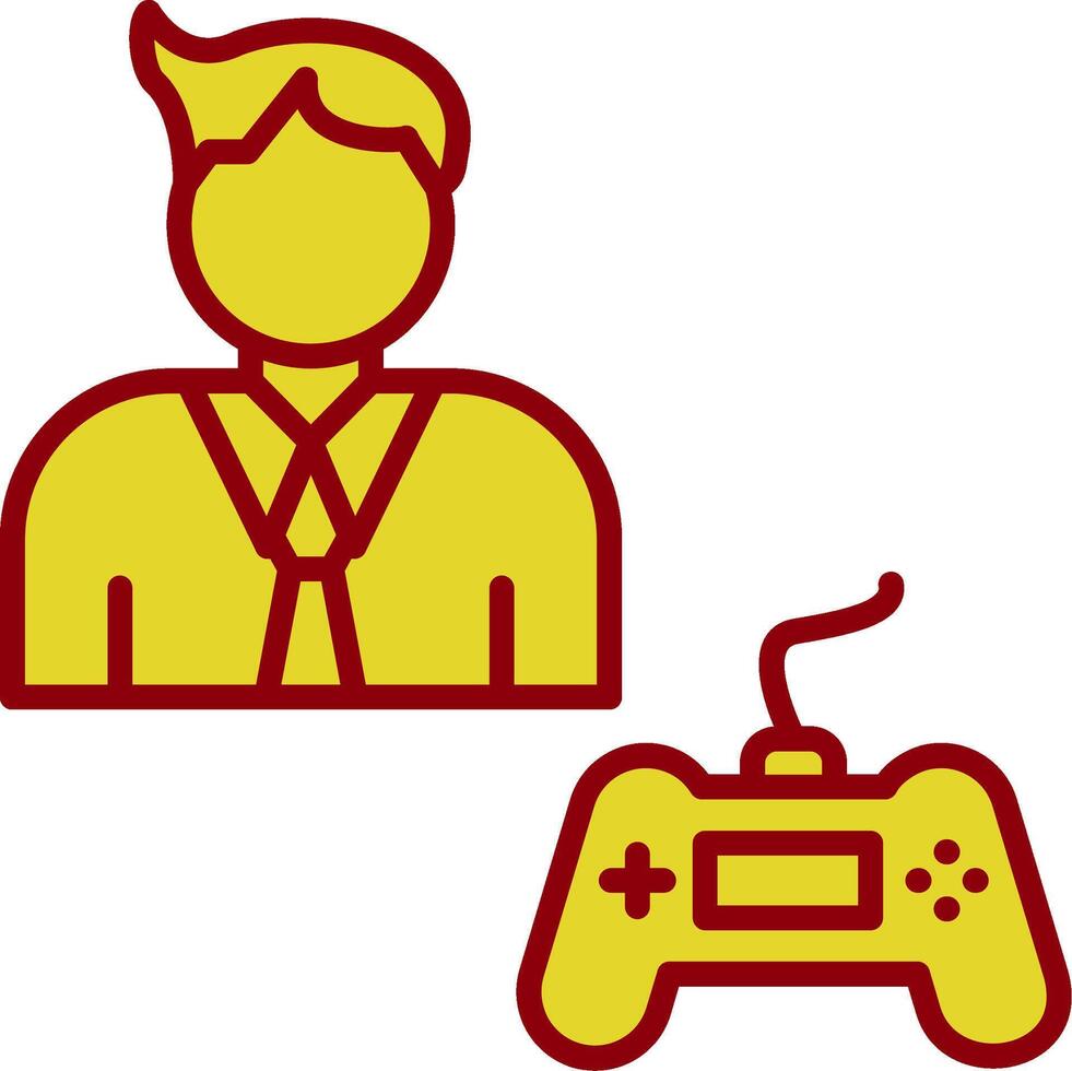 Gamer Vintage Icon Design vector