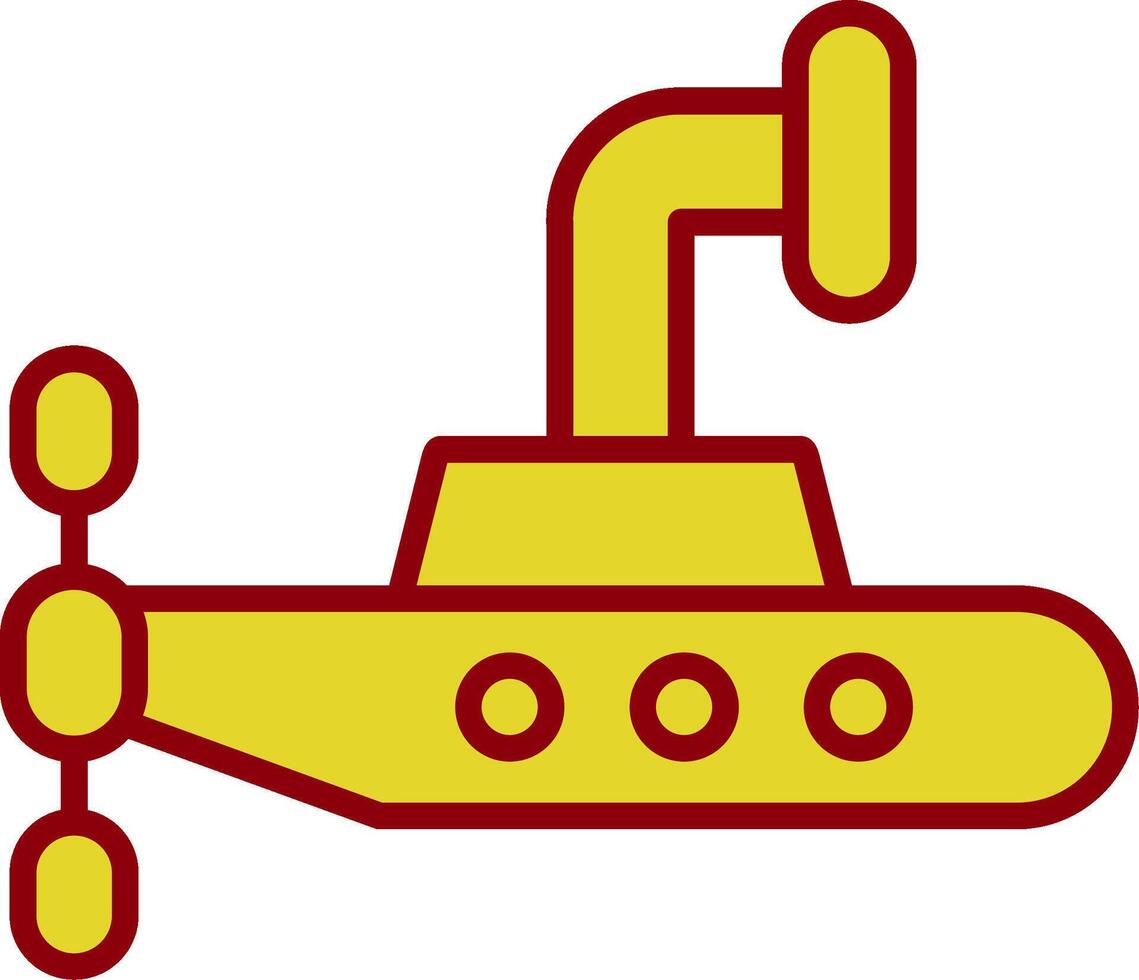 submarino Clásico icono diseño vector