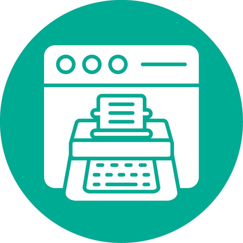 Copywriting Multi Color Circle Icon vector
