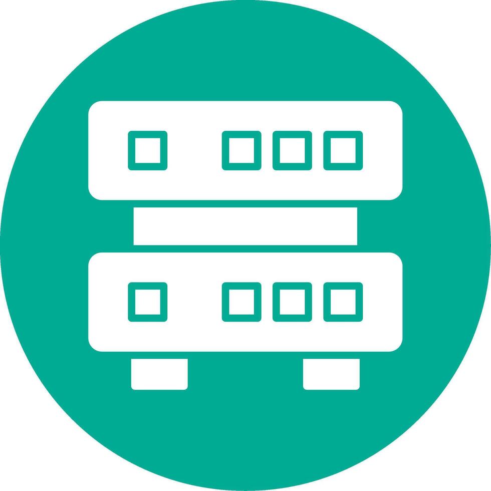 Data Quality Multi Color Circle Icon vector