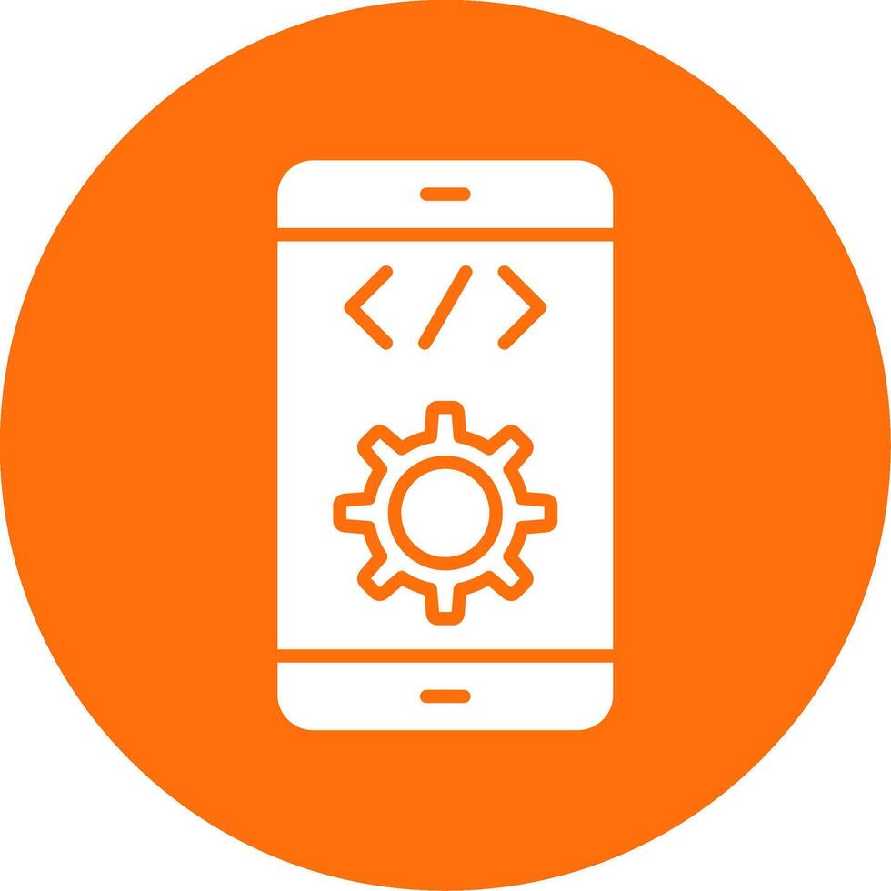 Software Development Multi Color Circle Icon vector