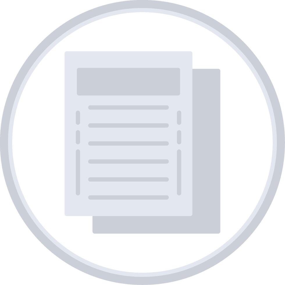 Task Flat Circle Icon vector