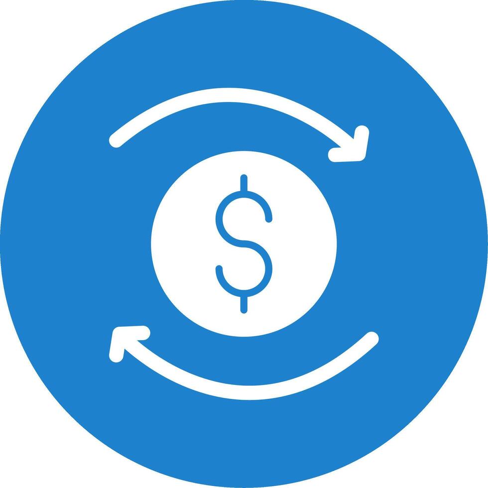 Circulation Multi Color Circle Icon vector