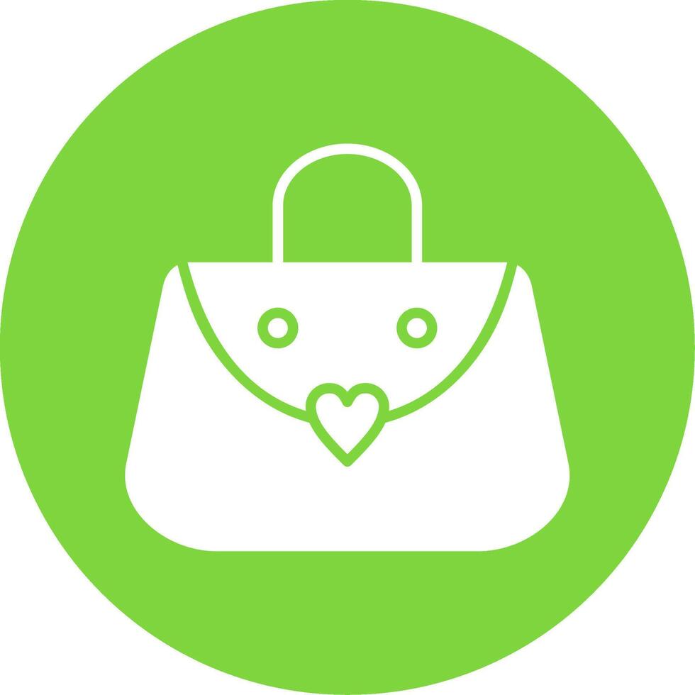 Purse Multi Color Circle Icon vector