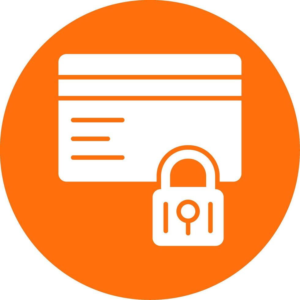 Secure Payment Multi Color Circle Icon vector