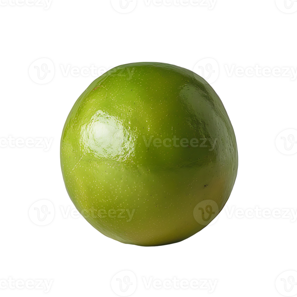 Green Lime on isolated transparent background png