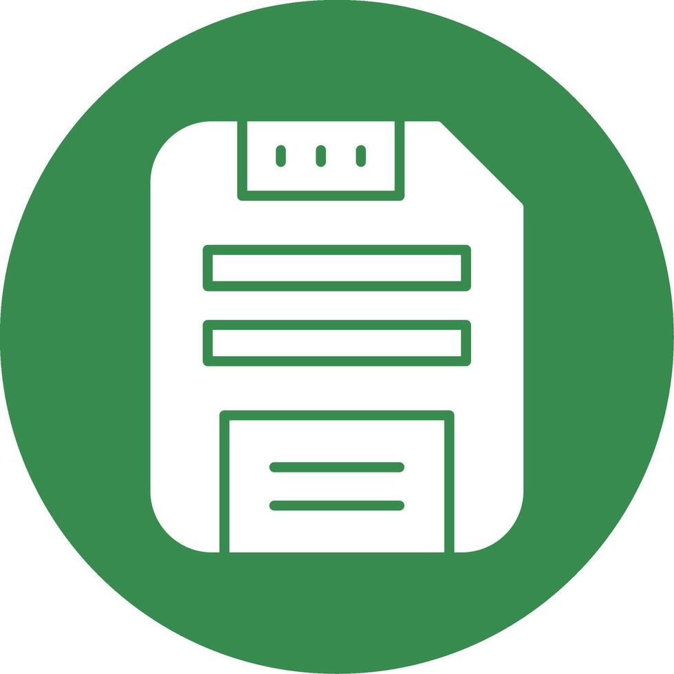 Save Data Multi Color Circle Icon vector