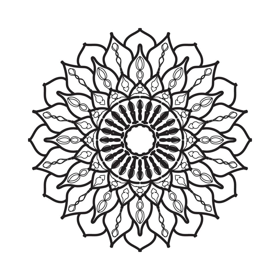 Mandalas for coloring book. Decorative round ornaments. Unusual flower shape. Oriental , Anti-stress therapy patterns. Weave design elements. Yoga logos . vector