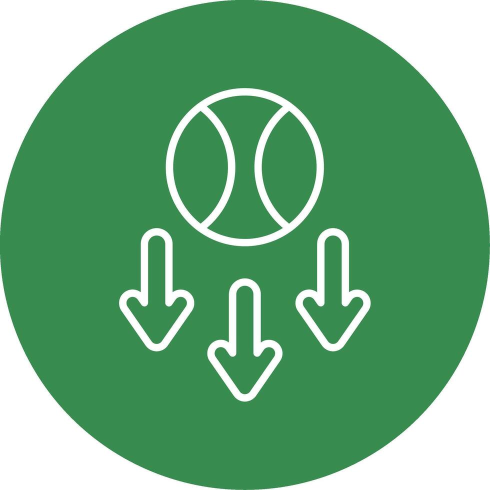 Gravity Multi Color Circle Icon vector