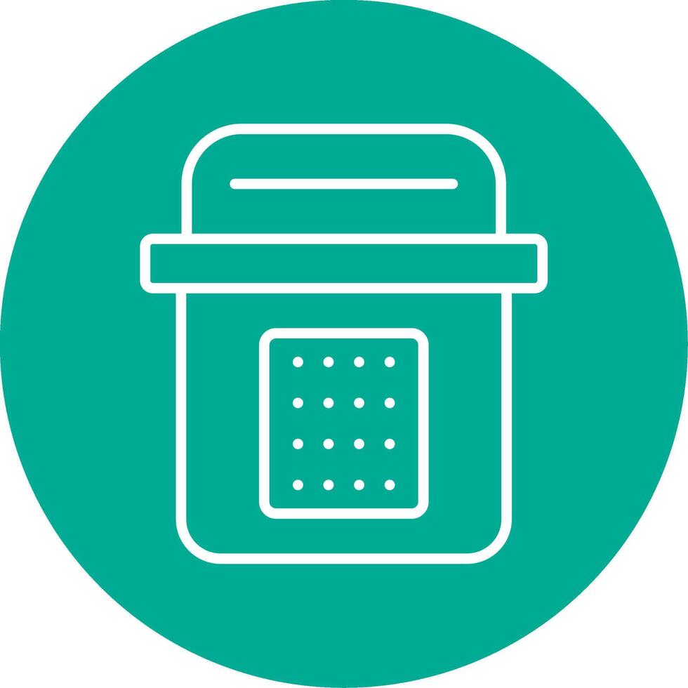 Sealed Multi Color Circle Icon vector