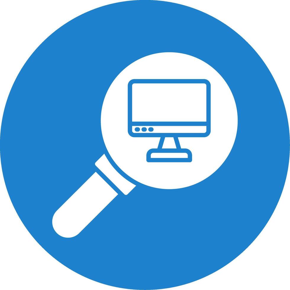 Audit Multi Color Circle Icon vector