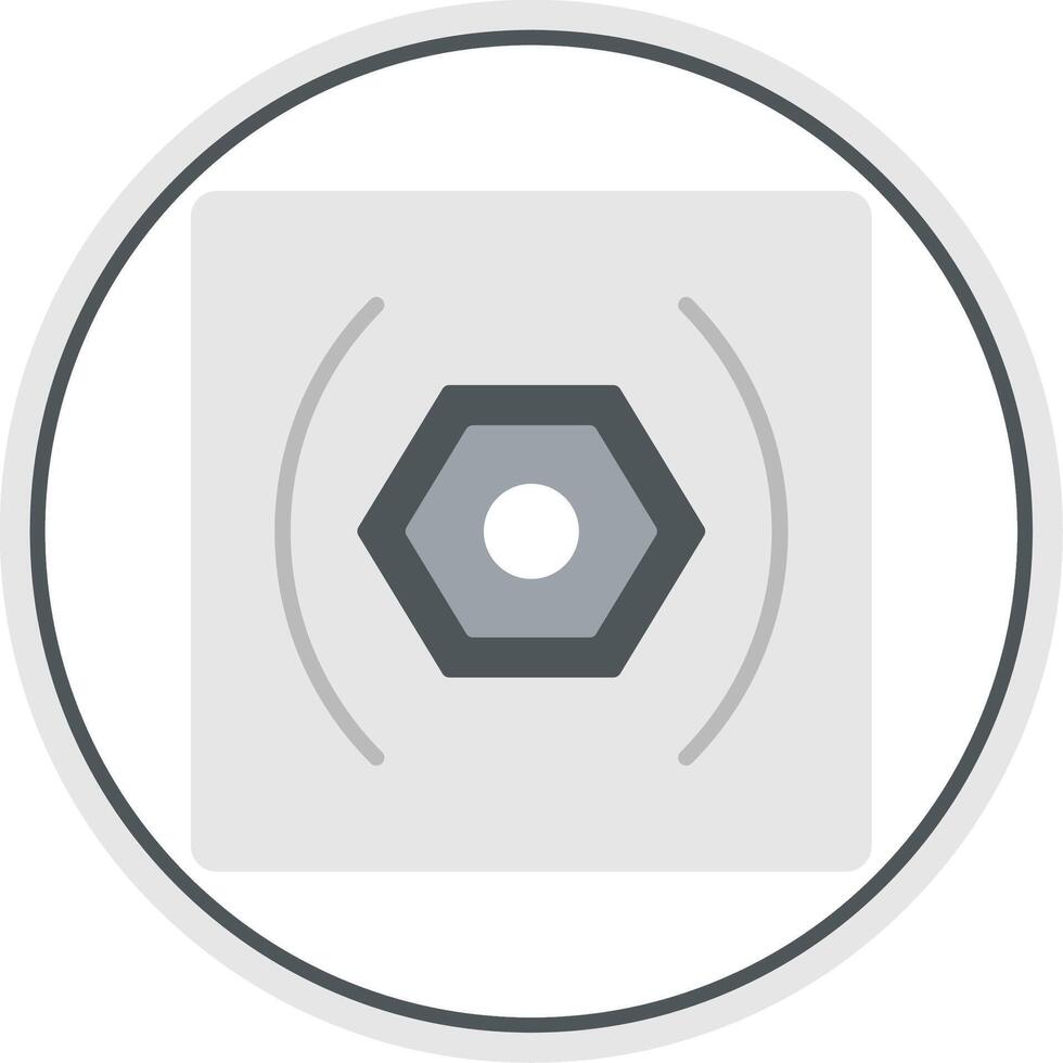 Bracket Flat Circle Icon vector