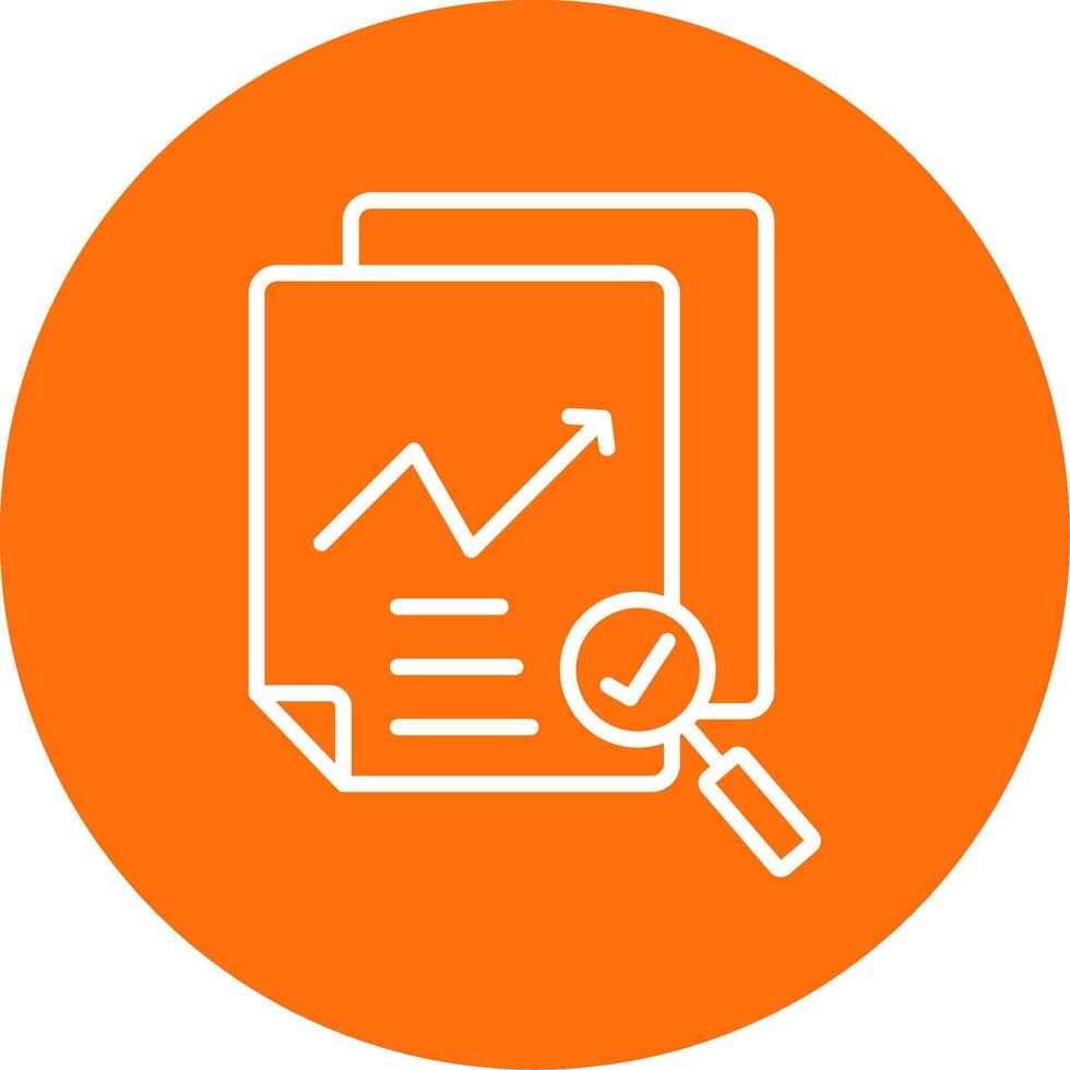 Data Quality Multi Color Circle Icon vector