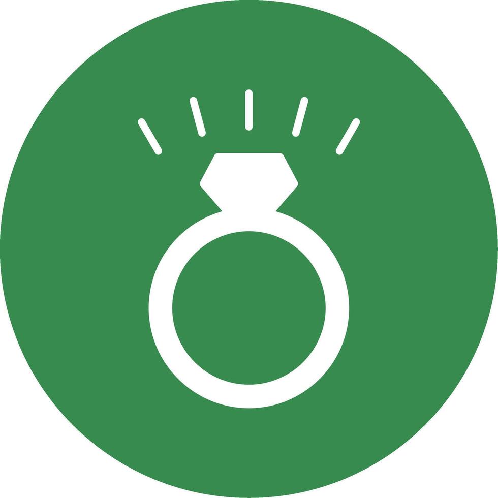 Diamond Ring Multi Color Circle Icon vector