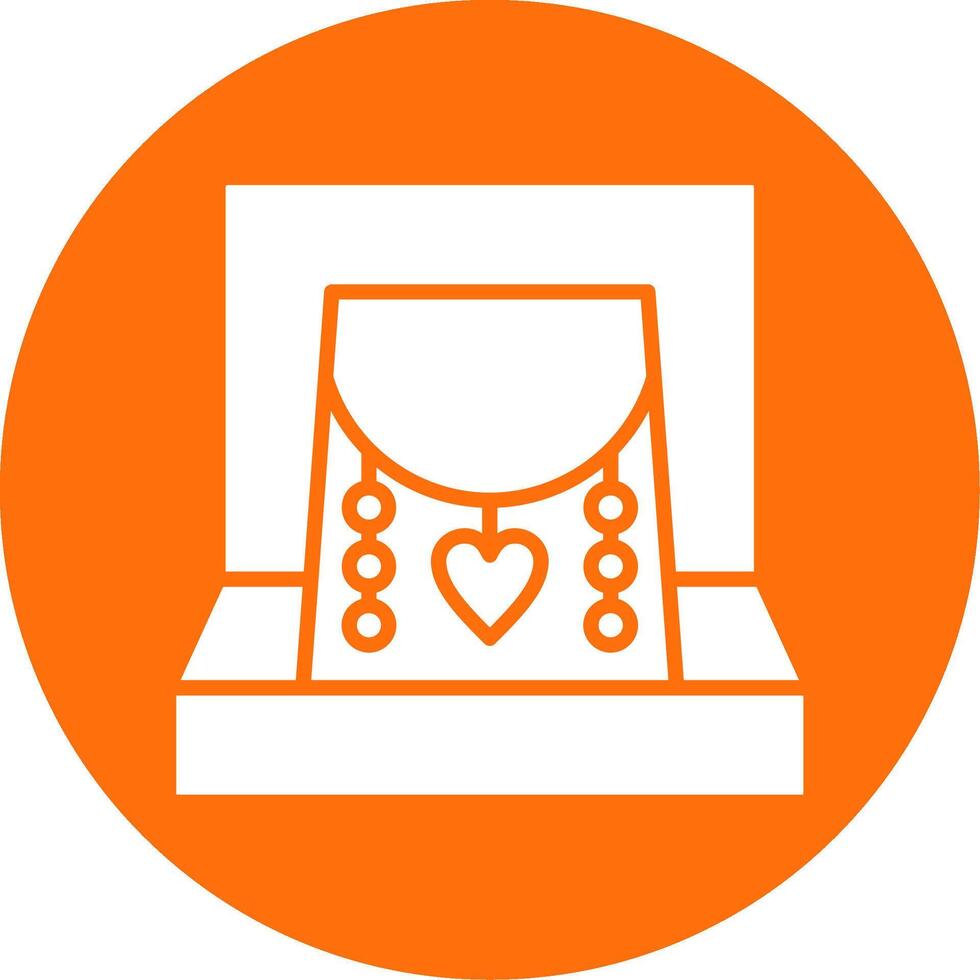 Necklace Multi Color Circle Icon vector