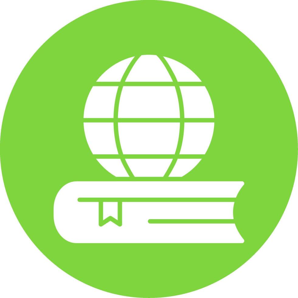 Global Education Multi Color Circle Icon vector