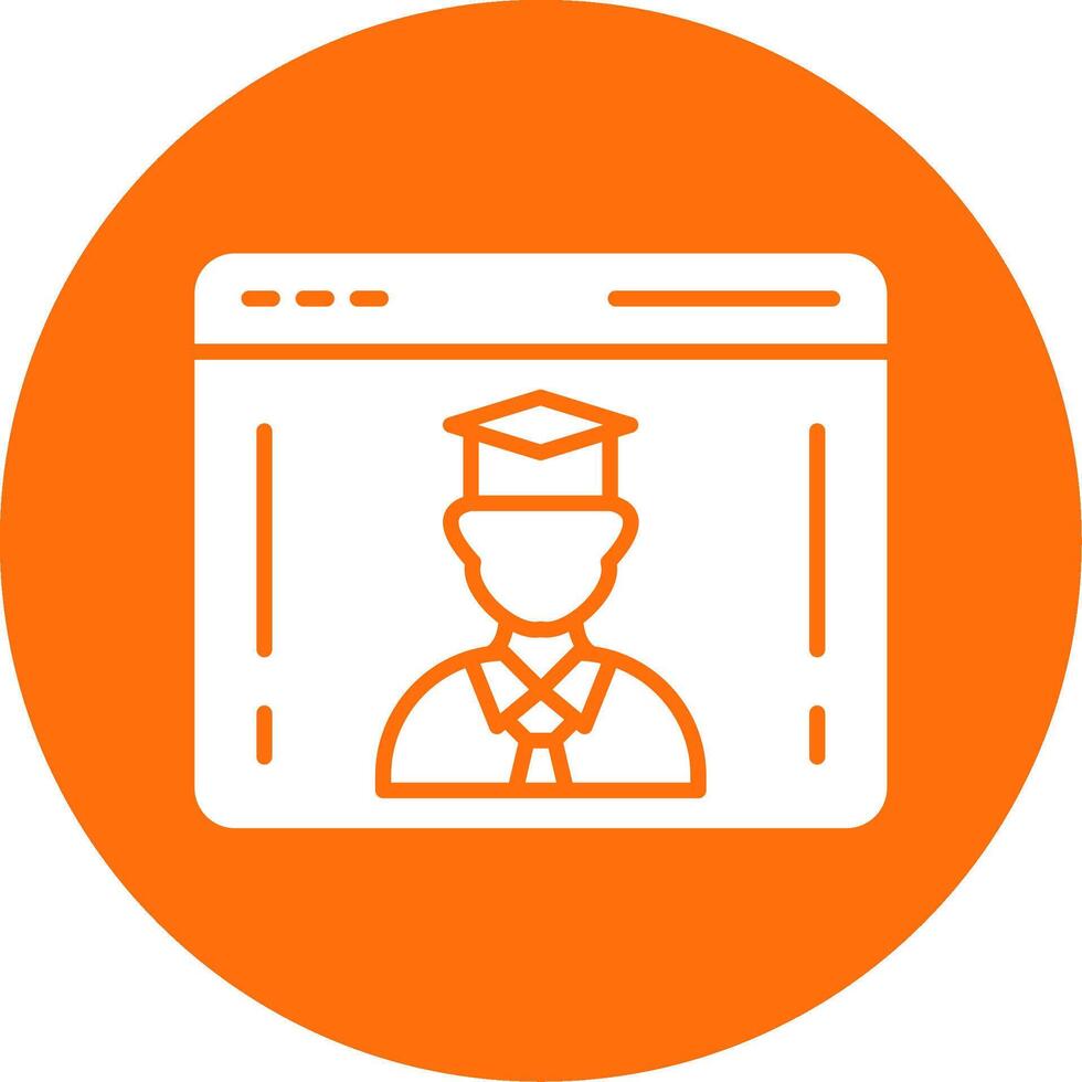 Student Multi Color Circle Icon vector