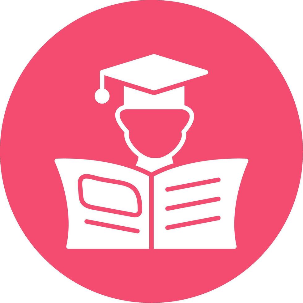 Student Multi Color Circle Icon vector