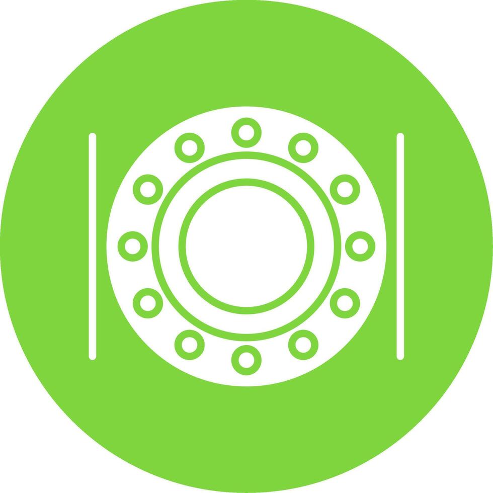 Ball Bearing Multi Color Circle Icon vector