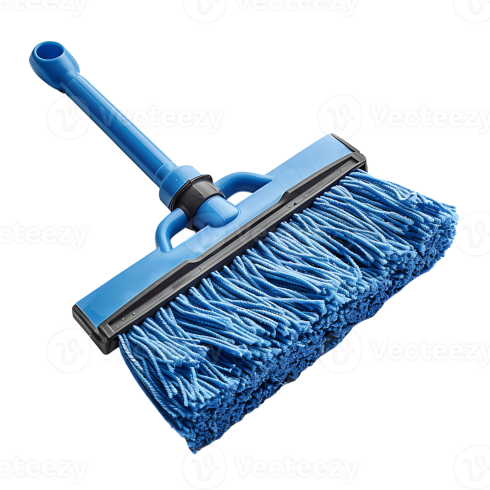 Squeegee mop on isolated transparent background png