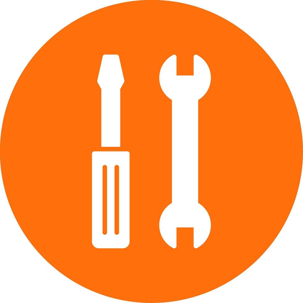 Tools Multi Color Circle Icon vector