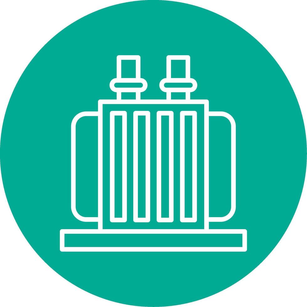 Transformer Multi Color Circle Icon vector