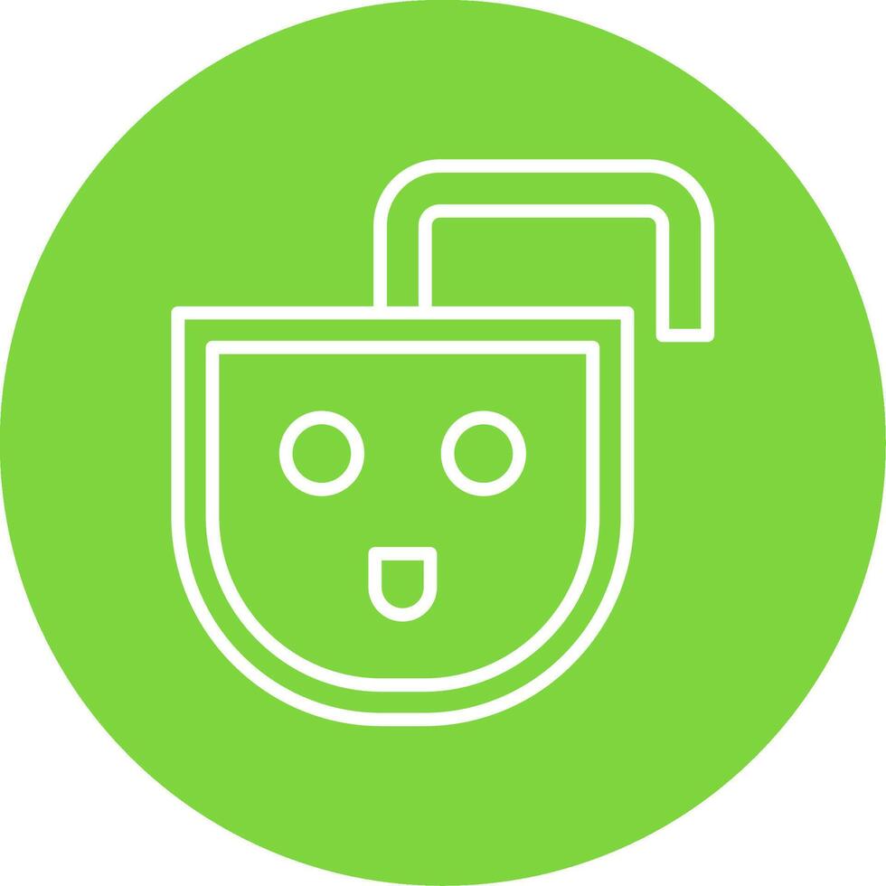 Wall Socket Multi Color Circle Icon vector
