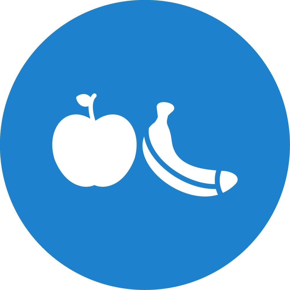 Healthy Eating Multi Color Circle Icon vector