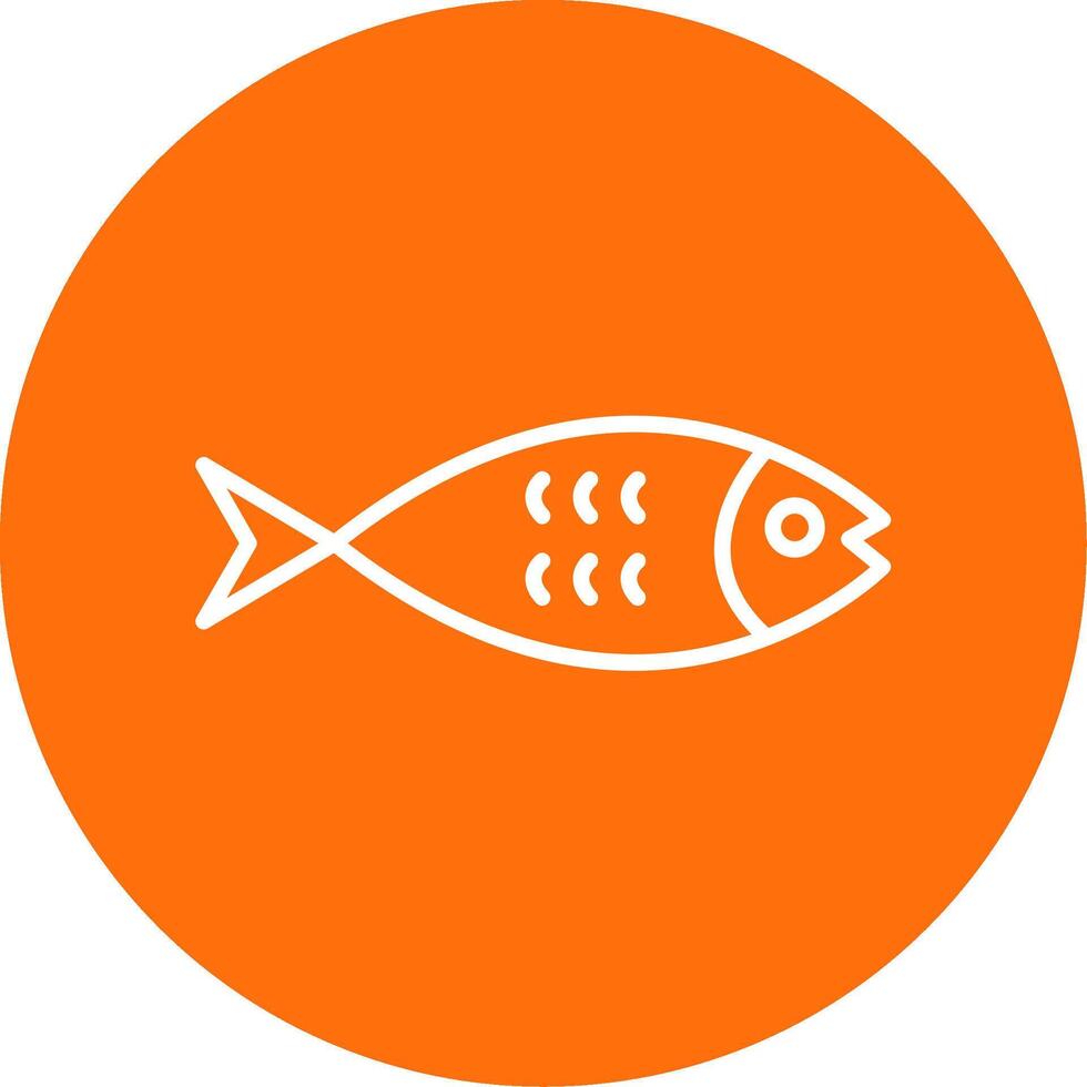 Salmon Multi Color Circle Icon vector