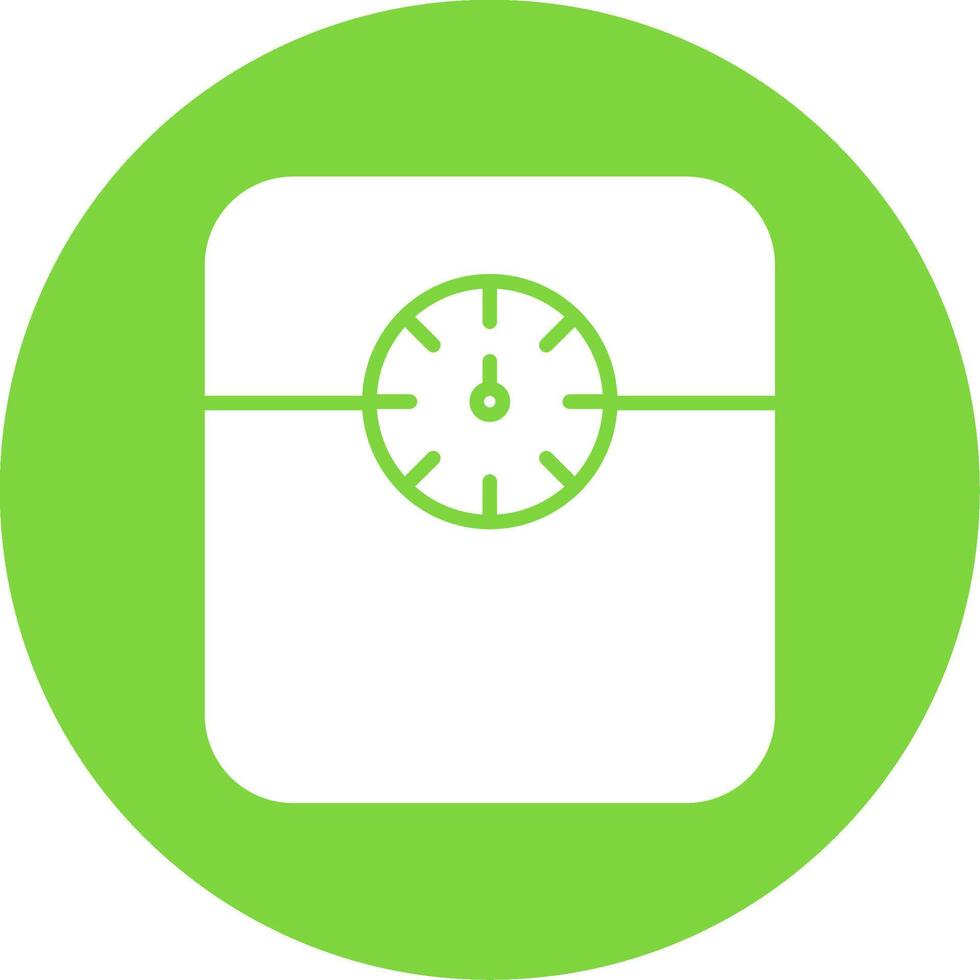 Weight Scale Multi Color Circle Icon vector