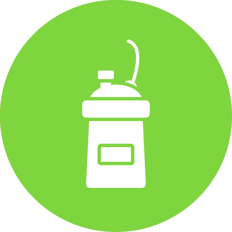 Protein Shake Multi Color Circle Icon vector