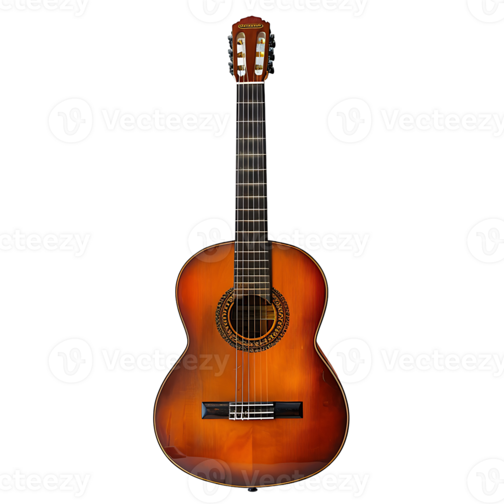 guitarra em isolado transparente fundo png