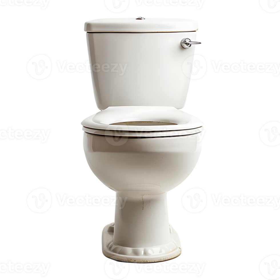 Toilet on isolated transparent background png